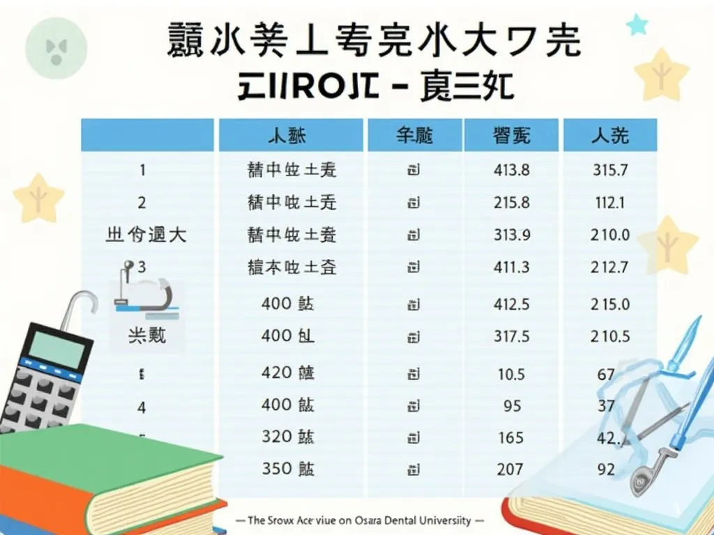 大阪歯科大学学費